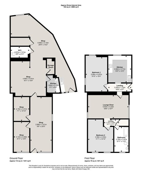 13 Sion Ter, Aberdare à vendre - Plan d’étage - Image 1 de 1