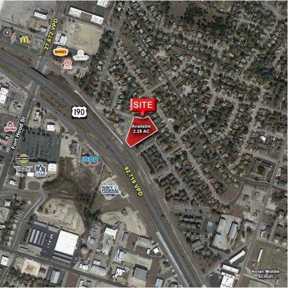 601 W Central Texas Expy, Killeen, TX à vendre - Aérien - Image 3 de 12