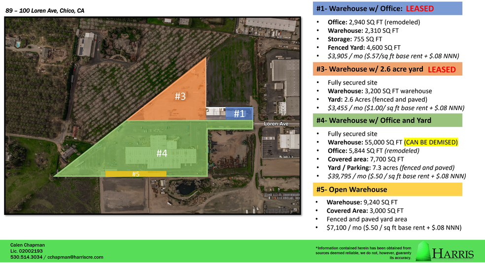 100 Loren Ave, Chico, CA à louer - Aérien - Image 2 de 7