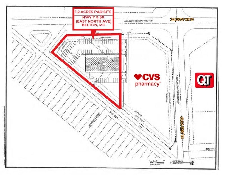 Highway Y & E North Ave, Belton, MO for lease - Site Plan - Image 2 of 2