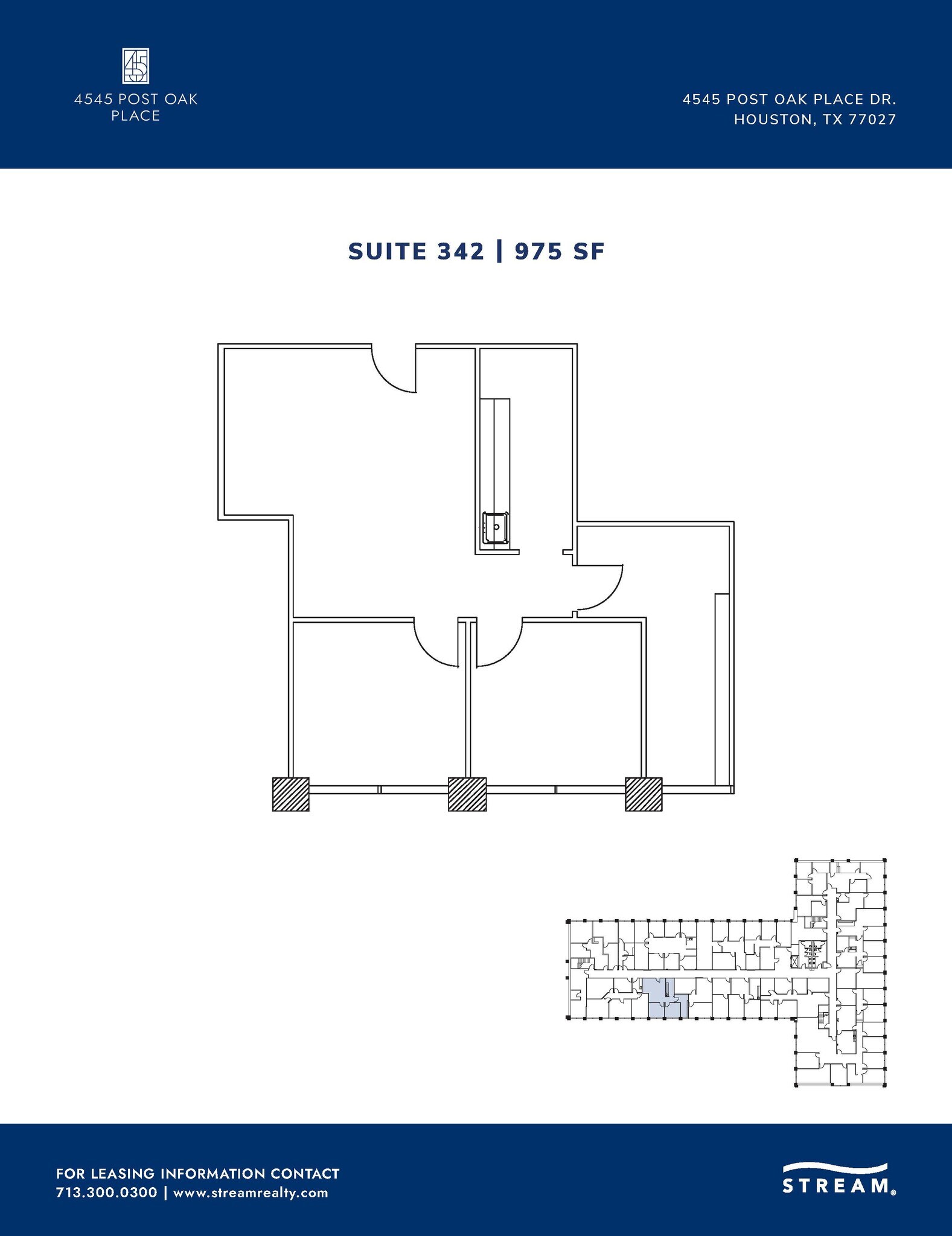 4545 Post Oak Pl, Houston, TX for lease Floor Plan- Image 1 of 1