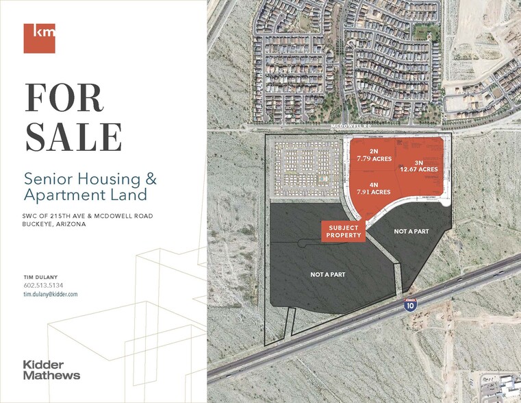 SW McDowell Rd & 215th Ave, Buckeye, AZ à vendre - Plan de site - Image 1 de 9