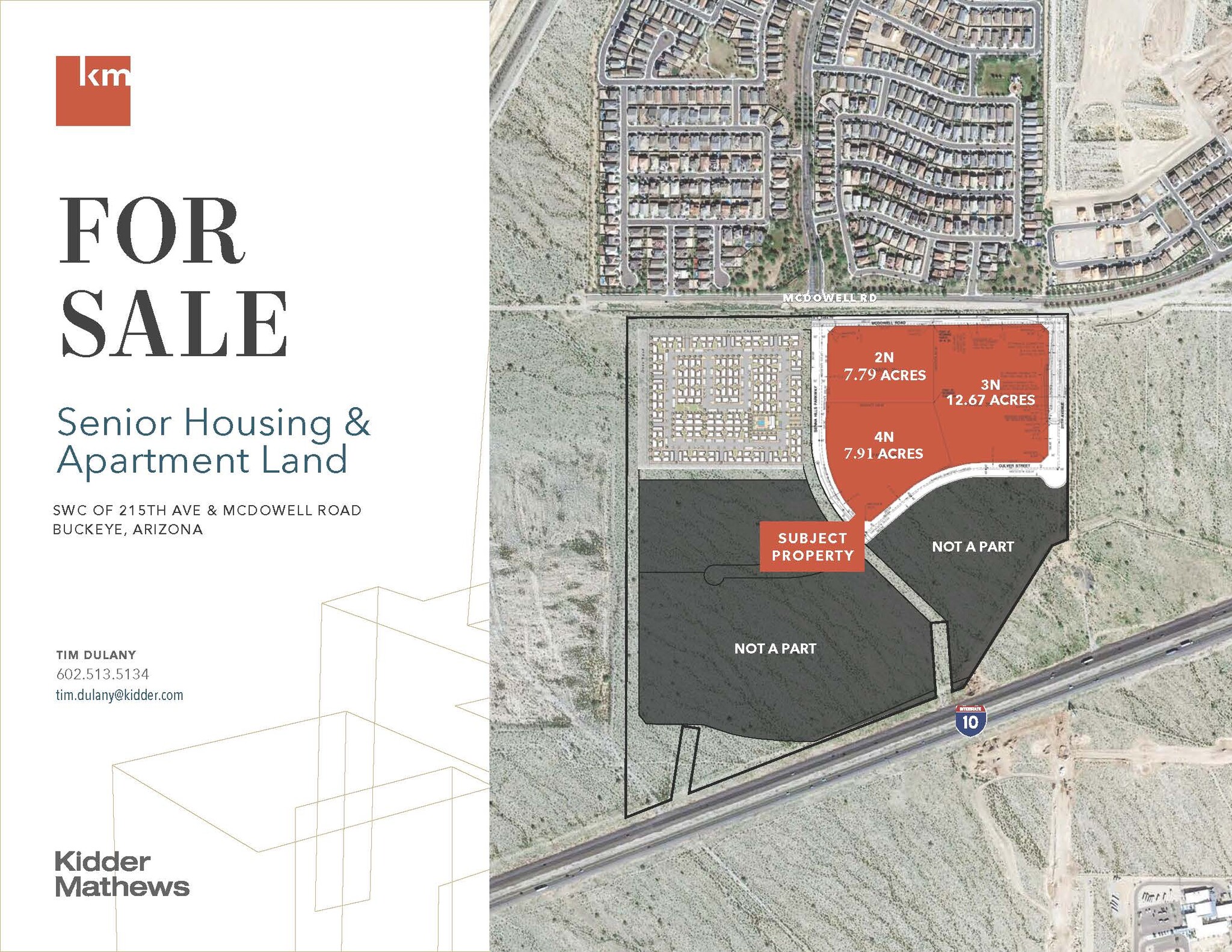 SW McDowell Rd & 215th Ave, Buckeye, AZ à vendre Plan de site- Image 1 de 10