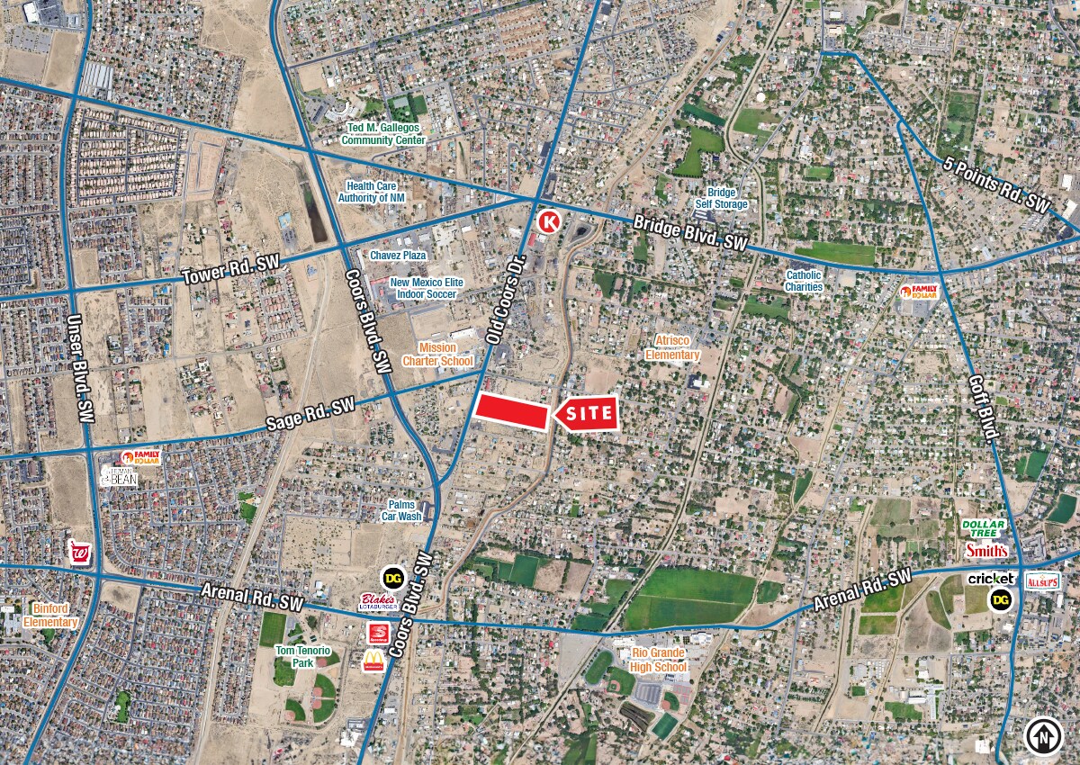 1325 Foothill Dr SW, Albuquerque, NM à vendre Photo principale- Image 1 de 4