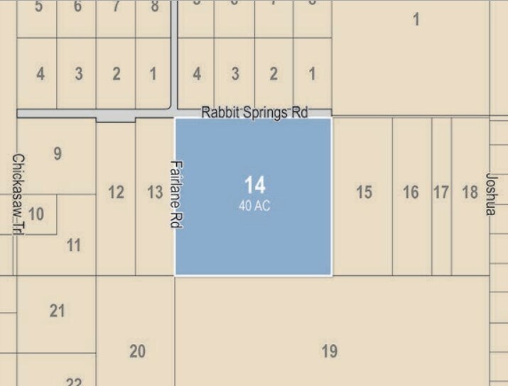 SEC of Rabbit Springs & Fairlane Rd, Lucerne Valley, CA for sale - Plat Map - Image 3 of 3