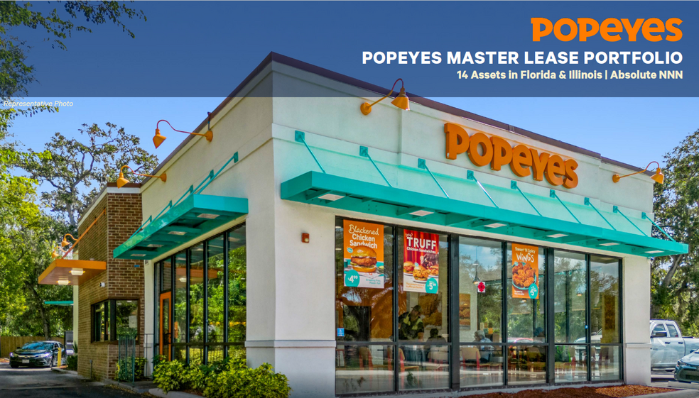 Popeyes Master Lease Portfolio portefeuille de 14 propriétés à vendre sur LoopNet.ca - Photo du b timent - Image 1 de 1