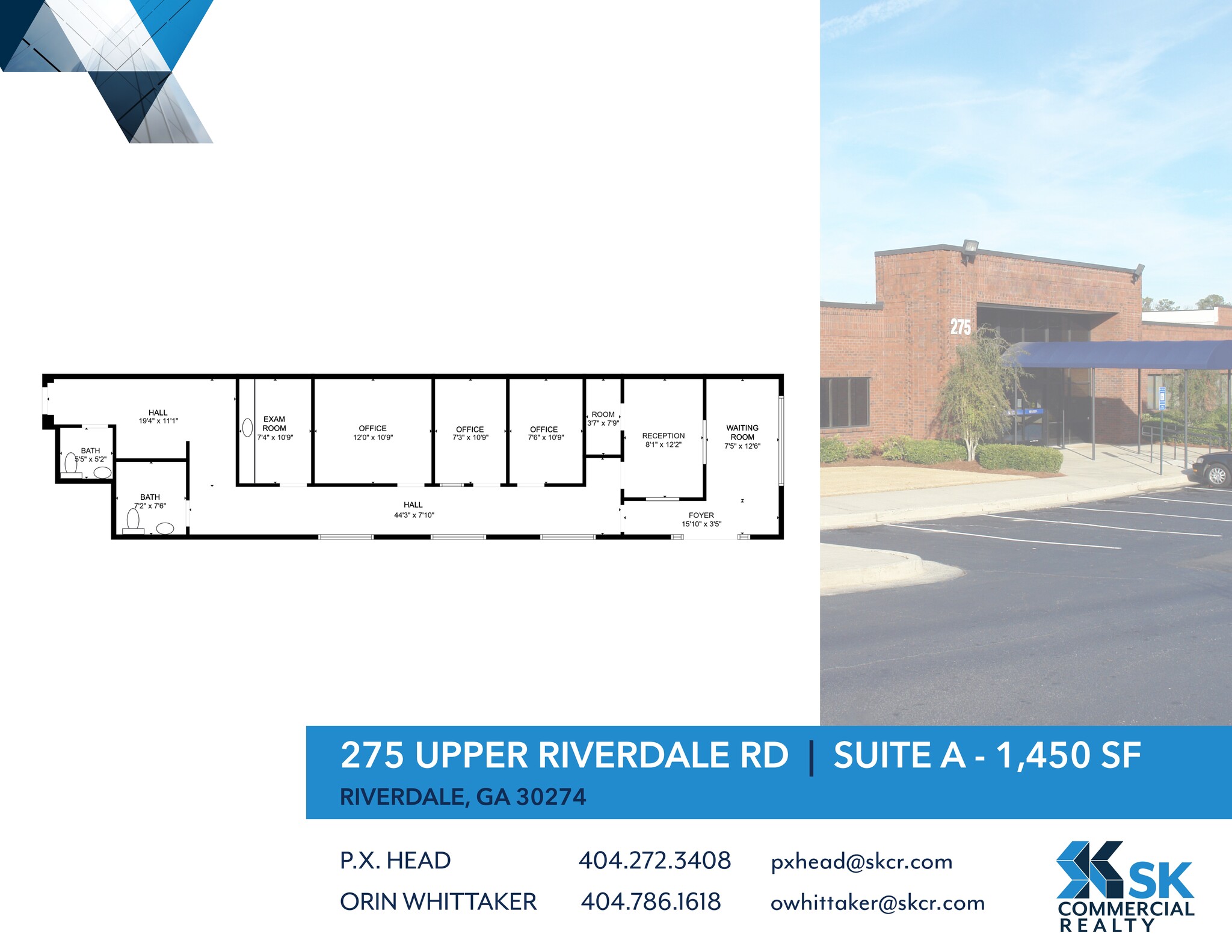 275 Upper Riverdale Rd SW, Riverdale, GA à louer Plan de site- Image 1 de 1