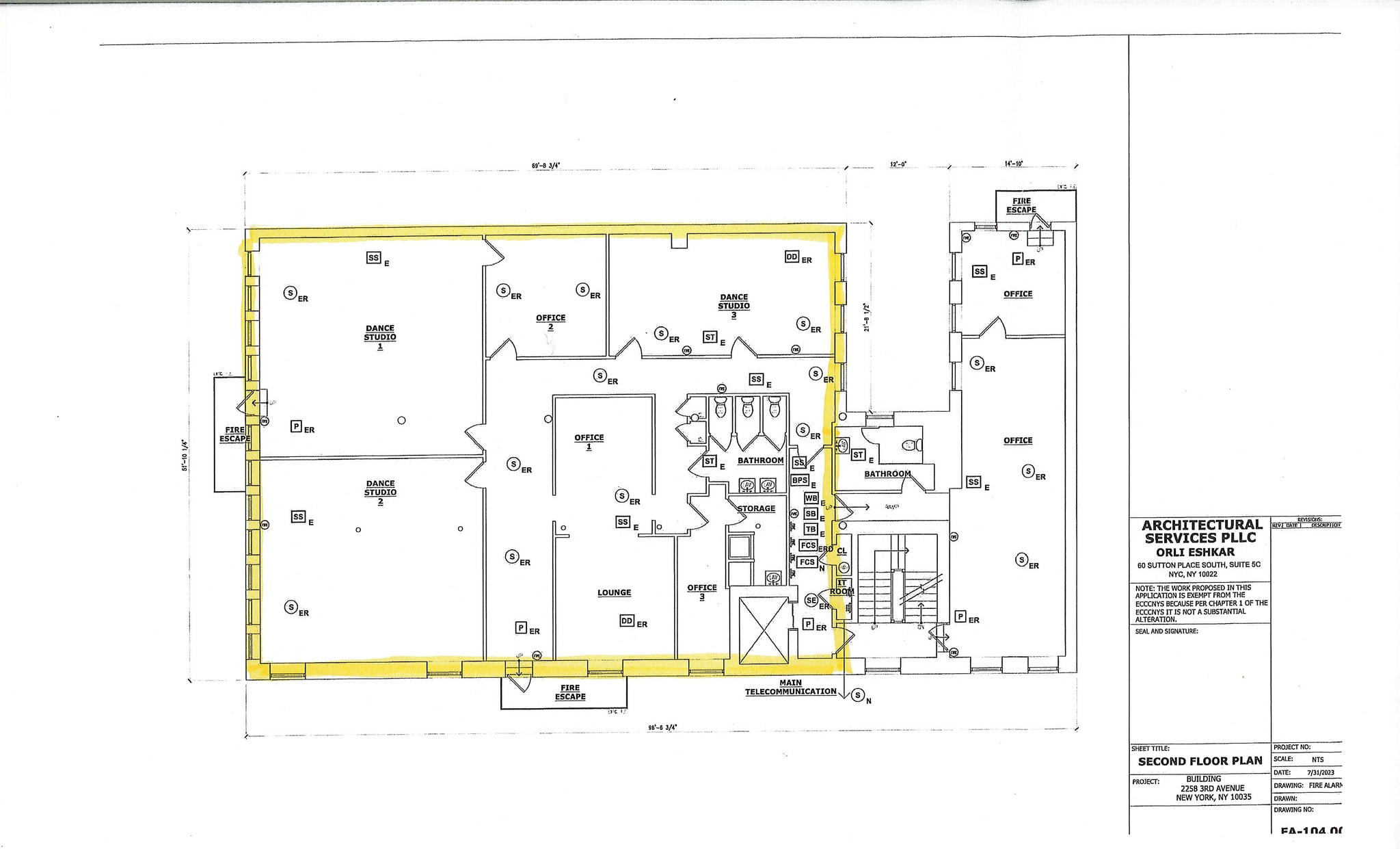 2258-2260 Third Ave, New York, NY for lease Floor Plan- Image 1 of 15