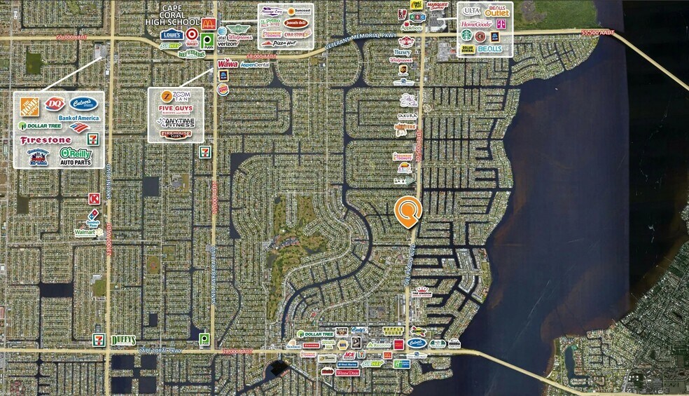 3902 Del Prado Blvd S, Cape Coral, FL à vendre - Aérien - Image 3 de 3