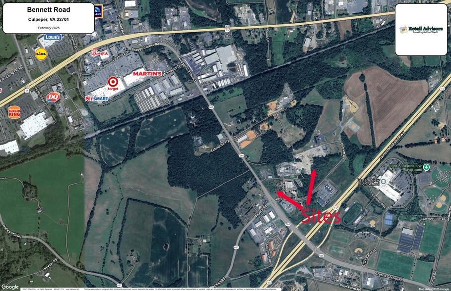 Braggs Corner Road & Bennett Road, Culpeper, VA for lease - Building Photo - Image 2 of 2