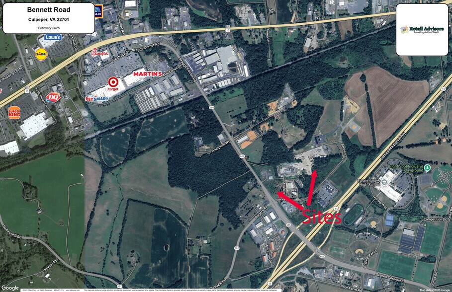 Braggs Corner Road & Bennett Road, Culpeper, VA à louer - Photo du bâtiment - Image 2 de 2