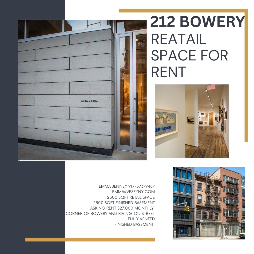 212 Bowery, New York, NY for lease Building Photo- Image 1 of 4