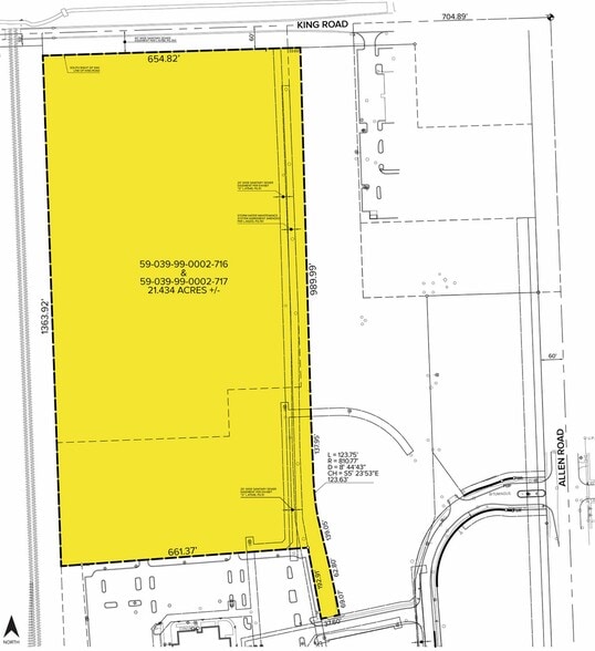 King Rd, Woodhaven, MI for sale - Plat Map - Image 2 of 2