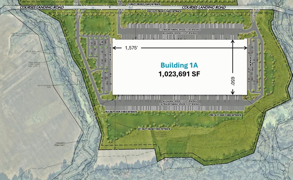 1147 Courses Landing Rd, Carneys Point, NJ à louer - Photo du bâtiment - Image 2 de 6