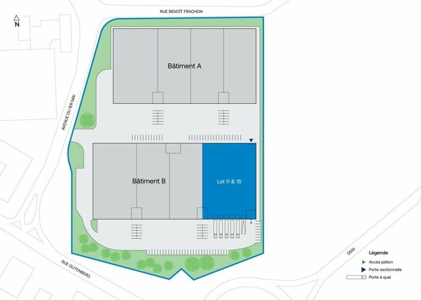 Industrial in Palaiseau for lease - Floor Plan - Image 2 of 3
