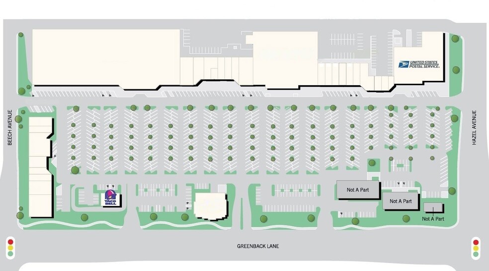 8835-8893 Greenback Ln, Orangevale, CA for lease - Site Plan - Image 3 of 9