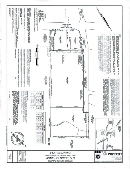 Forest Road/Rt. 221, Forest, VA à vendre - Plan cadastral - Image 2 de 2