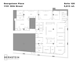 1101 30th St NW, Washington, DC à louer Plan d’étage- Image 1 de 2