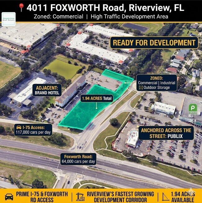 Plus de détails pour 4011 Foxworth Road, Riverview, FL - Terrain à vendre