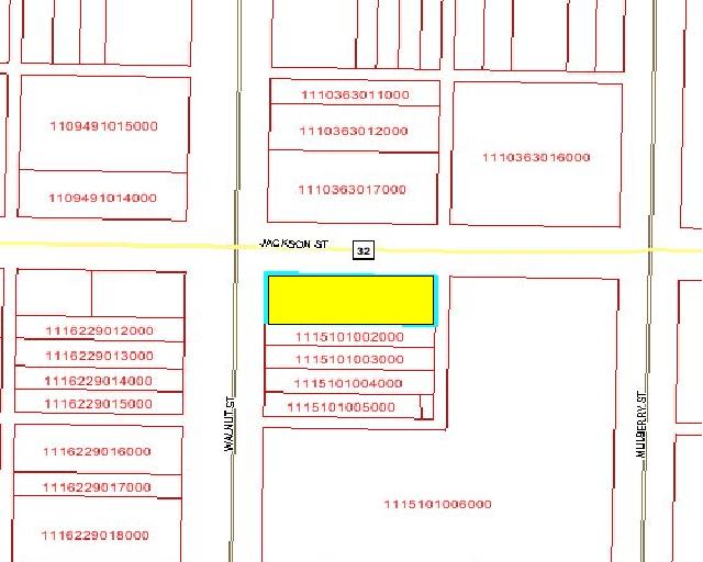 105 E Jackson St, Muncie, IN à louer - Plan cadastral - Image 3 de 3