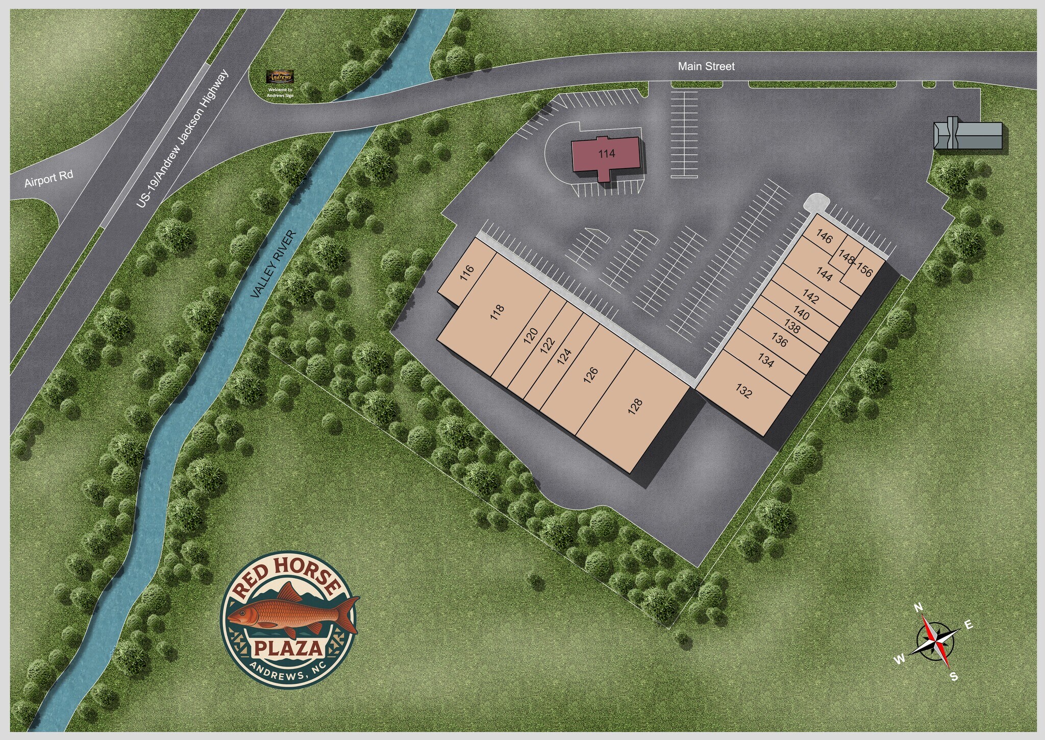 128 Main St, Andrews, NC for lease Site Plan- Image 1 of 3