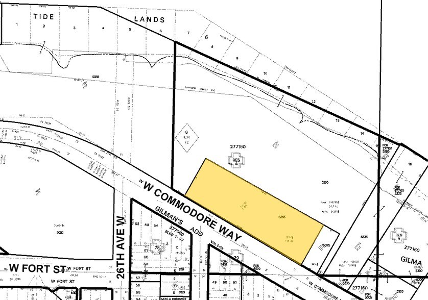 2600 W Commodore Way, Seattle, WA à louer - Plan cadastral - Image 3 de 8