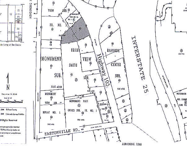 541 W Highway 105, Monument, CO for sale - Plat Map - Image 2 of 3