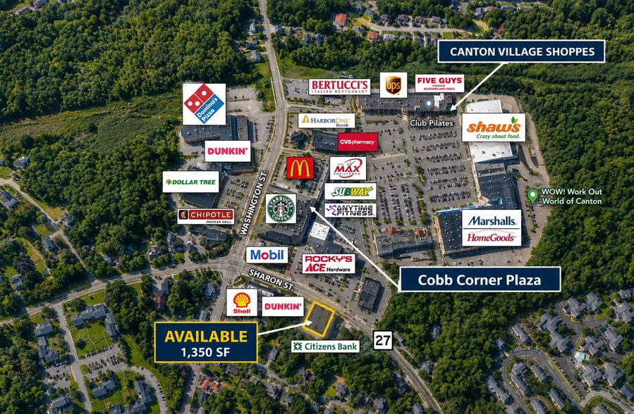 106-123 Sharon st, Stoughton, MA for lease - Building Photo - Image 2 of 5