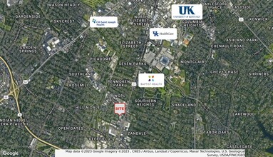 151 W Zandale Dr, Lexington, KY - AERIAL  map view