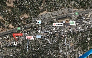 3685 Mount Diablo Blvd, Lafayette, CA - Aérien Vue de la carte