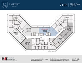 7108-7121 Fairway Dr, Palm Beach Gardens, FL for lease Floor Plan- Image 2 of 6