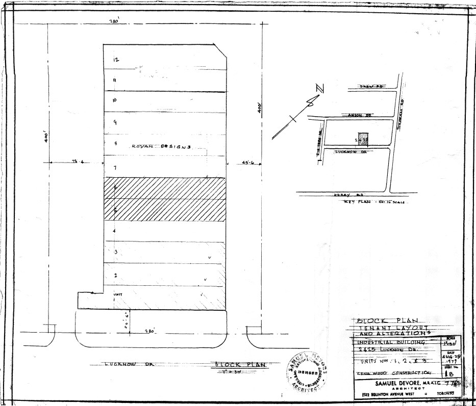 2425 Lucknow Dr, Mississauga, ON à vendre Plan de site- Image 1 de 1