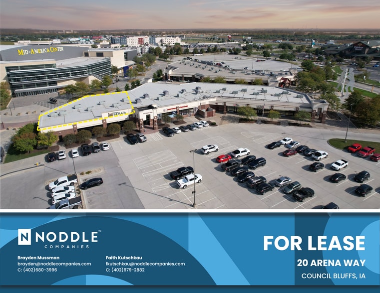 20-40 Arena Center, Council Bluffs, IA for lease - Building Photo - Image 1 of 13