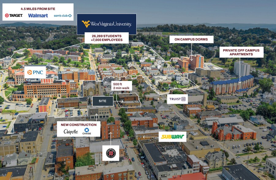 496 High St, Morgantown, WV à vendre - Photo du bâtiment - Image 3 de 3