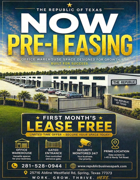 25716 Aldine Westfield Rd, Spring, TX for lease - Primary Photo - Image 1 of 1