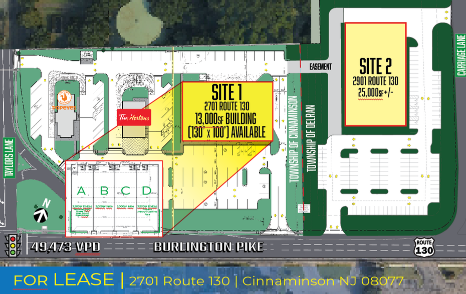 2701 Route 130 S, Cinnaminson, NJ for sale - Building Photo - Image 1 of 1