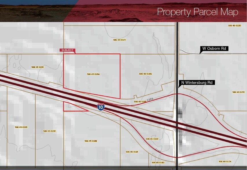 Wintersburg Rd and I-10, Tonopah, AZ à vendre - Plan cadastral - Image 3 de 4