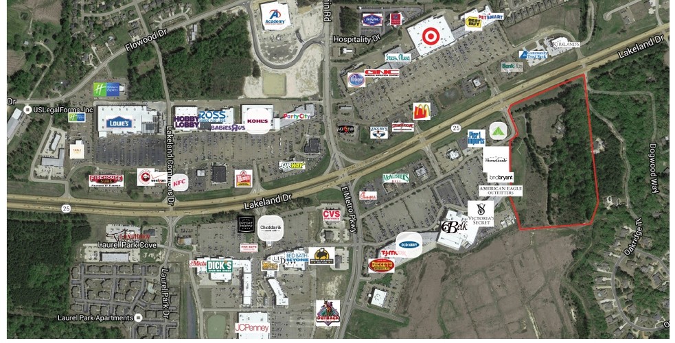 Lakeland Dr & Dogwood Blvd, Flowood, MS for sale - Building Photo - Image 1 of 1