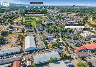 5040 N Sawyer Ave, Garden City, ID - Aerial map view