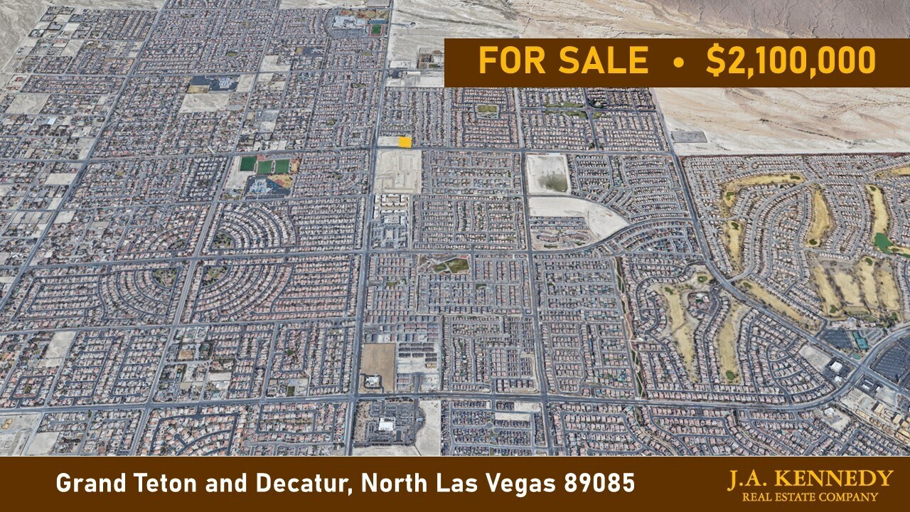 Grand Teton Drive and Decatur Blvd, North Las Vegas, NV à vendre Photo du bâtiment- Image 1 de 3