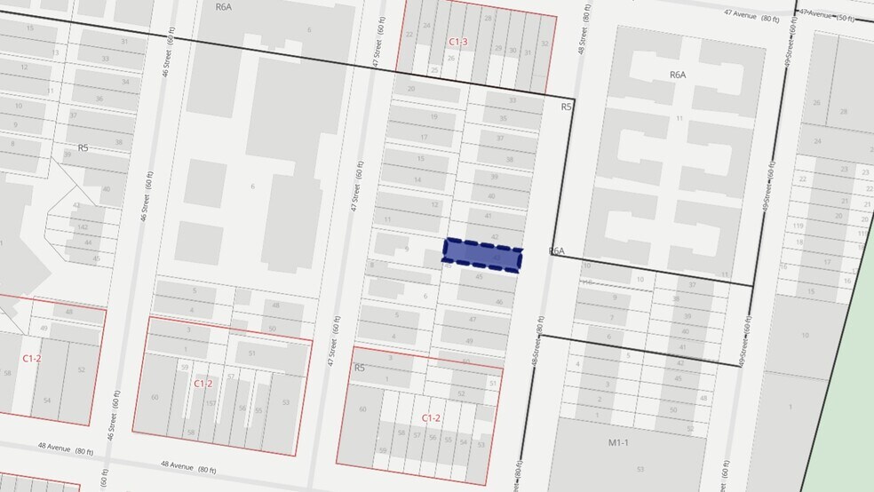 47-32 48th St, Woodside, NY à vendre - Plan cadastral - Image 2 de 2