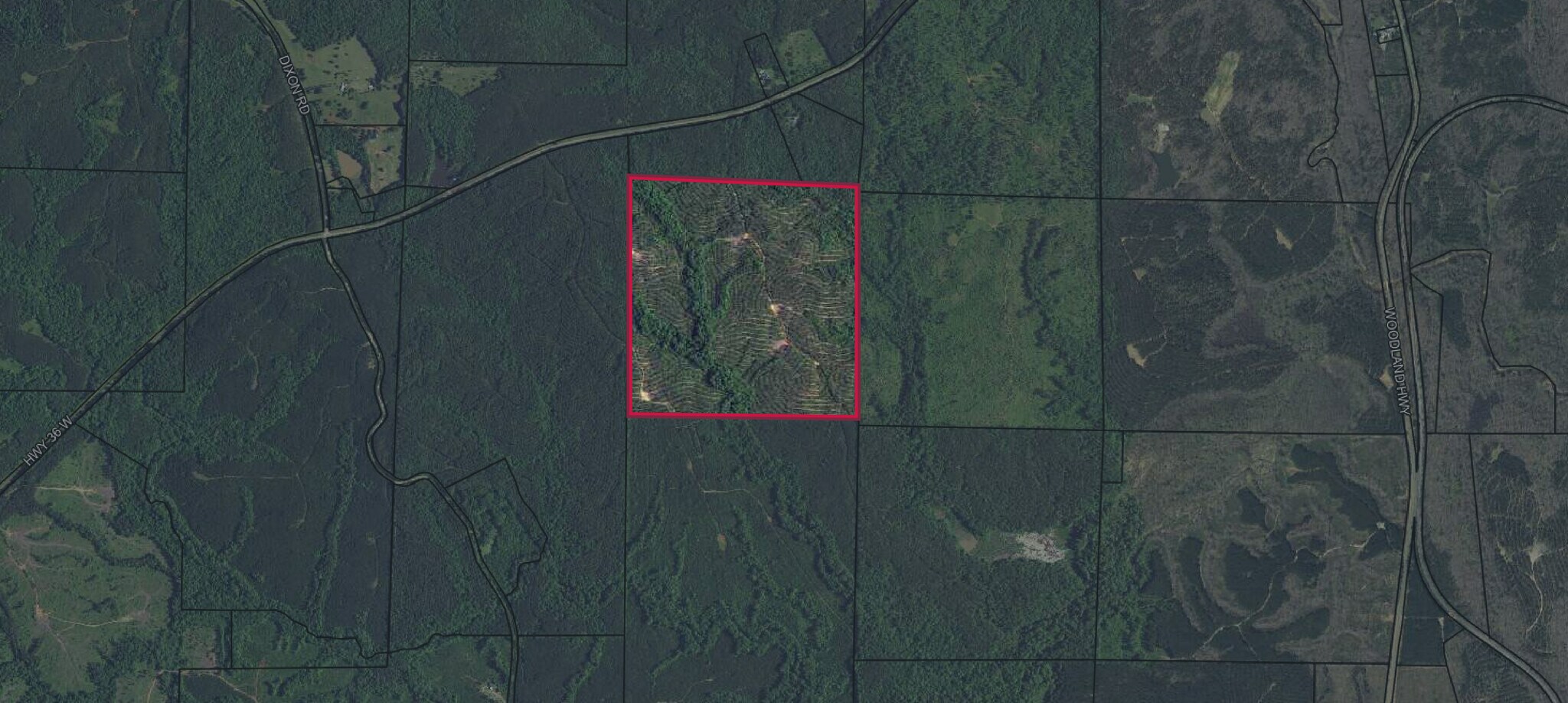 Talbot County Tract 32014B, Woodland, GA à vendre Aérien- Image 1 de 3