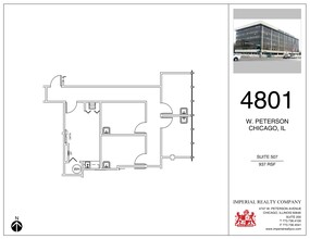 4801 W Peterson Ave, Chicago, IL à louer Plan de site- Image 1 de 1