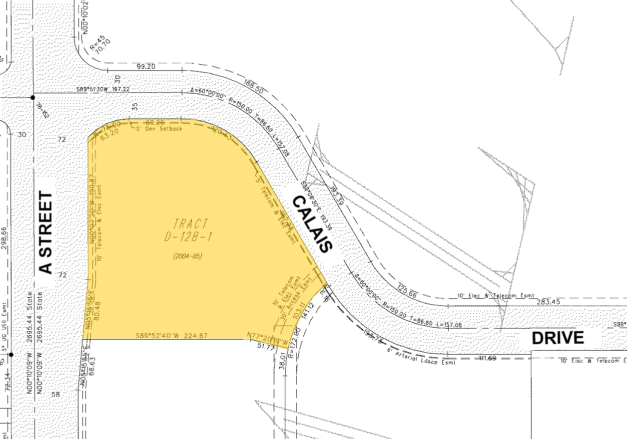 100 Calais Dr, Anchorage, AK for sale Plat Map- Image 1 of 2
