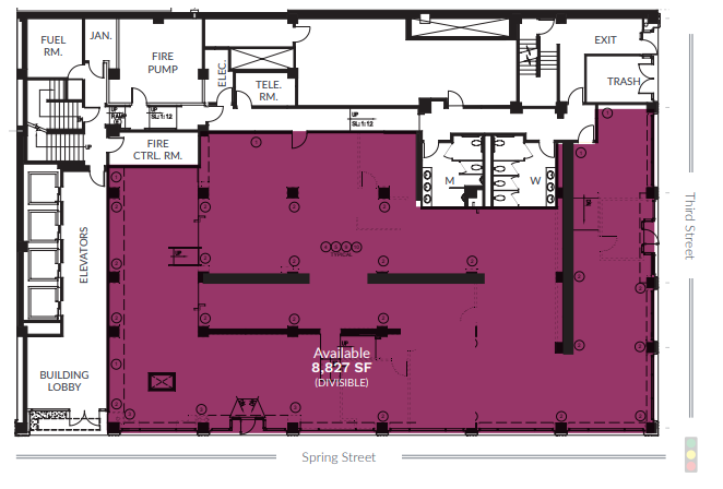 311 S Spring St, Los Angeles, CA for lease Floor Plan- Image 1 of 1