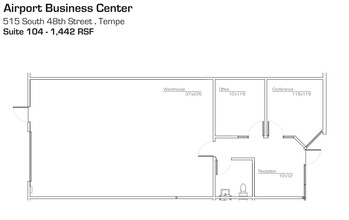 637 S 48th St, Tempe, AZ for lease Floor Plan- Image 1 of 1