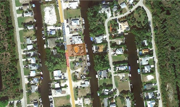 3310 Stringfellow Rd, Saint James City, FL - AÉRIEN  Vue de la carte