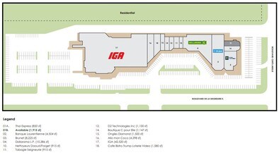 9 Boul De La Seigneurie E, Blainville, QC for lease Site Plan- Image 1 of 1