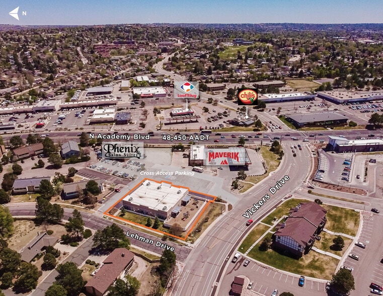 2110 Vickers Dr, Colorado Springs, CO for sale - Aerial - Image 1 of 7