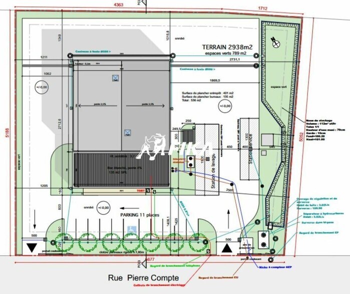 Flex in Villematier for sale - Site Plan - Image 2 of 4